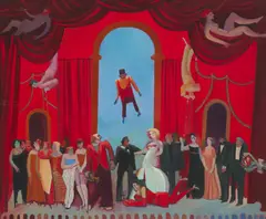 Willie Rodger, THE STAR, 1989, oil on board