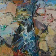 Duncan Shanks, CROSSFORD, 1986-89, oil on canvas
