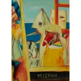 John Bellany, MIZPAH, 1997, oil on canvas