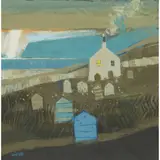 George Birrell, THE BEEKEEPER'S GARDEN, oil on canvas