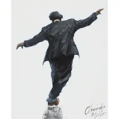 Alexander Millar, THE WALK HOME, acrylic on canvas board