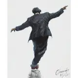 Alexander Millar, THE WALK HOME, acrylic on canvas board