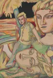 Adrian Wiszniewski, UNTITLED, 2016, mixed media on paper