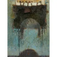 Tom McKendrick, SEA ALTAR, 1990, oil and mixed media on board