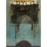 Tom McKendrick, SEA ALTAR, 1990, oil and mixed media on board