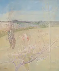 David Donaldson, EARLY SPRING, DUNCRYNE, NEAR GARTOCHARN, 1983, oil on canvas