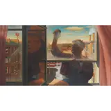 Lesley Banks, WINDY DAY PLAYING WITH FIRE, 1990, oil on canvas