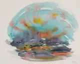 Maggi Hambling, SUNRISE, HADLEIGH, SUFFOLK, 14.8.88 (3), watercolour