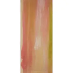 John McLean, UNTITLED (ELONGATED ABSTRACT: PINKS AND GREENS), Acrylic on canvas