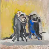 David Michie, PASSIONATE QUARTET, 2011, oil on canvas board