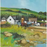 Lin Pattullo, MOORINGS, oil on canvas