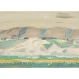 OLD LIME KILN by William George Gillies, 1956, watercolour, sold Feb 2024