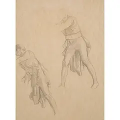 George Frederic Watts, STUDY FOR 'JACOB AND ESAU', Pencil