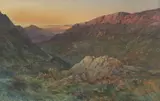 THE DROVE ROAD by Alfred de Breanski Senior, 1880, watercolour, sold Feb 2024