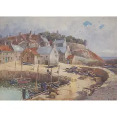 David Small, THE HARBOUR ARMS, watercolour