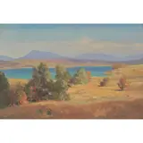 George Houston, OVER THE LOCH, oil on canvas