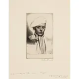 Gerald Brockhurst, CYPRIANO - 1927 (FLETCH 59); BASQUE BOY (CYPRIANO), Etching