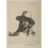 Gerald Brockhurst, 6 ETCHINGS: CORINNE; SEULE; MAUREEN; STUDY FOR A DECORATION; FRANCIS MCNAMARA; HEAD OF A GIRL, Etching