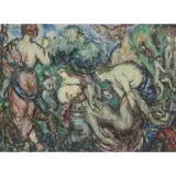 Ethel Walker, NYMPHS FINDING NARCISSUS, ink and gouache