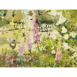 James Harrigan, FOXGLOVES, watercolour