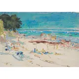 James Harrigan, BEG MEIL, BRITTANY, pastel and pencil