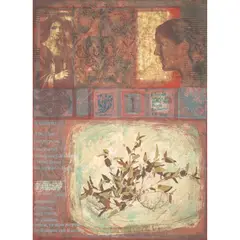 Victoria Crowe, HEALING HERB, VIOLA, Silkscreen, an artist's proof aside from the edition of 75 produced for Art in Healthcare