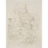 Peter Howson, THE TERRIES -1990, Etching, 2/50