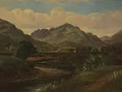 Robert Greenlees, GLENGOIL, 1886, oil on canvas