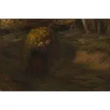 Hugh Cameron, BRACKEN GATHERER, oil on canvas