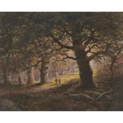James Nasmyth, PENSHURST - JULY 18TH, 1869, oil on board