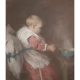Robert Gemmell Hutchison, BREAKFAST TIME, pastel