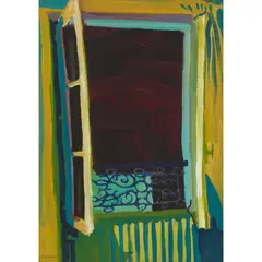 Lachlan Goudie, PORTE-FENETRE A MONTMARTRE, oil on board