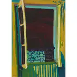 Lachlan Goudie, PORTE-FENETRE A MONTMARTRE, oil on board
