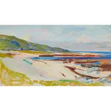 John Cunningham, WEST COAST LANDSCAPE, oil on canvas