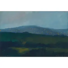 RISSENDALE by Maurice Cockrill, 1982, gouache, sold Jan 2024