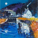 John Lowrie Morrison, MOON AT CAIRNBAAN, CRINAN CANAL