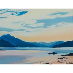 Pam Carter, THE SOUND, CAMUS CROSS, acrylic on canvas