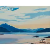 Pam Carter, THE SOUND, CAMUS CROSS, acrylic on canvas