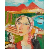 John Bellany, SUNSET SONG, oil on canvas