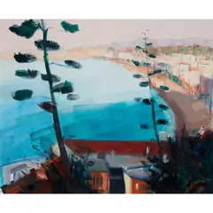 Archie Forrest, NICE, oil on canvas