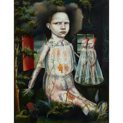 Heather Nevay, NURTURING LONGEVITY, 2002, acrylic on panel