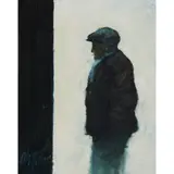 Alexander Millar, PROFILE OF A MAN, oil on board