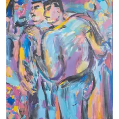 Fionna Carlisle, TOPKAPI, 1987, acrylic on canvas board