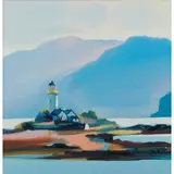 Pam Carter, LITTLE LIGHTHOUSE, ISLE OF ORNSAY, acrylic on canvas