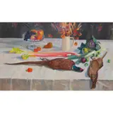 John Cunningham, STILL LIFE OF GARDEN PRODUCE AND GAME, oil on canvas