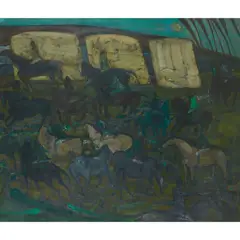 Robin Philipson, THE FIELD I, 1983, oil on canvas