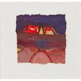 Barbara Rae, DESERT BLOOM, ARIZONA, mixed media on paper