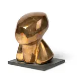 Margaret Lovell, NEFERTINE, polished bronze on slate