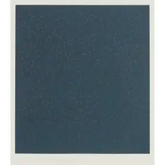 James Hugonin, STUDY IN ELLIPTICAL FORM VI (ORANGE ON INDIGO), 2018, Screenprint, 2/11