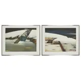 Kunito Nagaoka, TWO PRINTS FROM THE 'HORIZONTE' SERIES - 1973/74, Etching and aquatint, 18/35